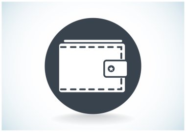 Basit cüzdan web simgesi