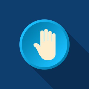 İnsan palm web simgesi