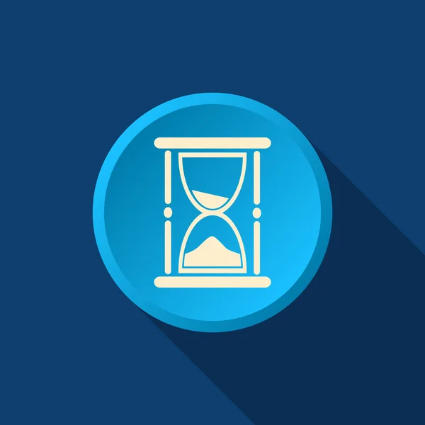 Reloj icono web — Vector de stock