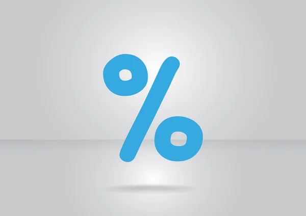 Percentage, web icon — Stock Vector