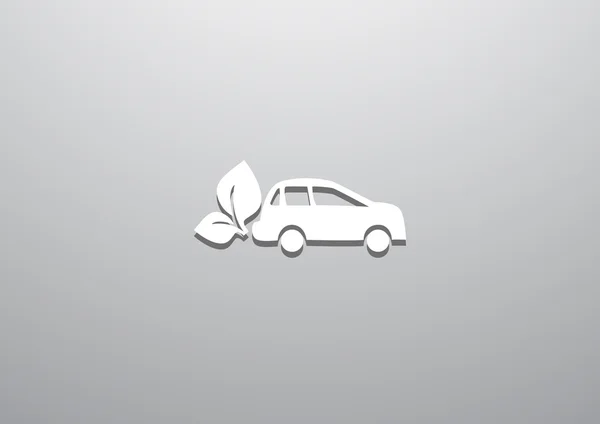 Eco combustible icono simple — Vector de stock