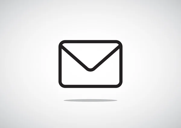 简单的信封，邮件概念 — 图库矢量图片