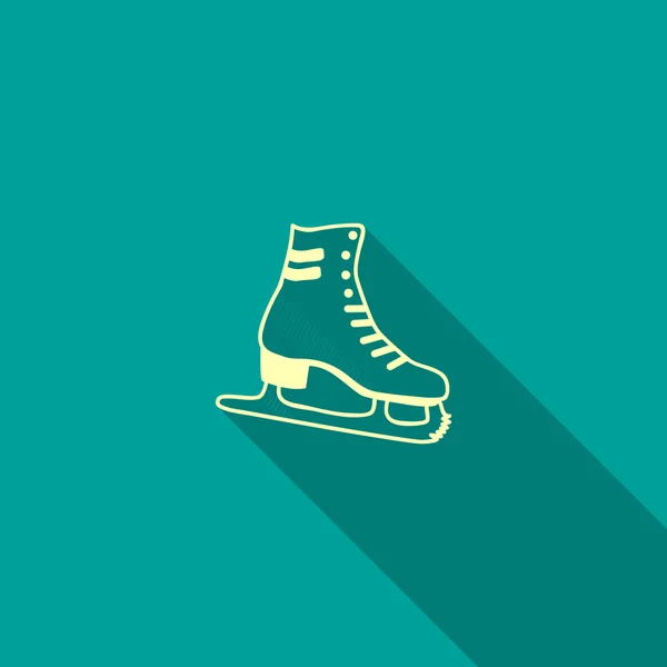 Skate cipő pókháló ikon — Stock Vector