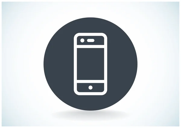 Ikona webu jednoduchý smartphone — Stockový vektor