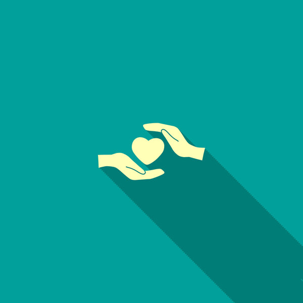 Сердце в руках простая икона
