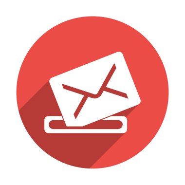 Basit anahat zarf illüstrasyon