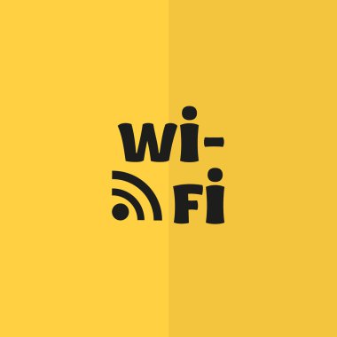 Wi-fi, web simgesi.