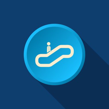 에스컬레이터, 간단한 표시에 남자