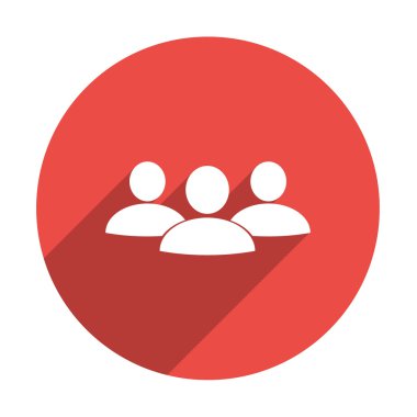 Grup insanlar basit web simgesi