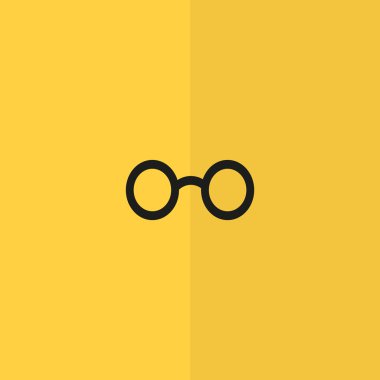 Retro yuvarlak gözlük simgesi