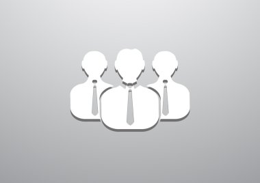 Grup insanlar basit web simgesi