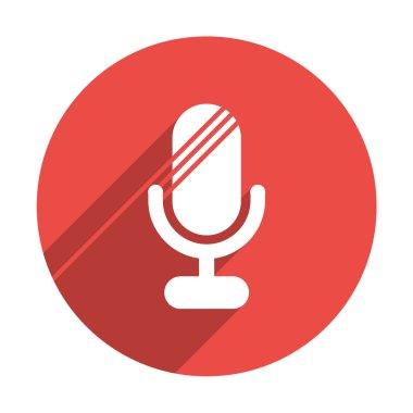 Basit mikrofon web simgesi