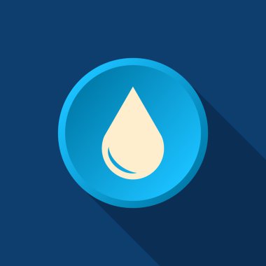 Sıvı damlacık basit web simgesi