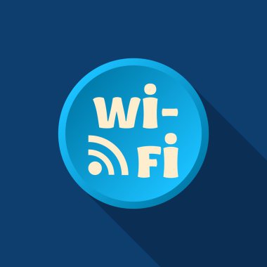 Wi-fi, web simgesi.