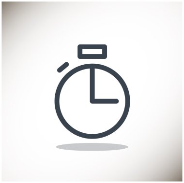 Basit kronometre web simgesi