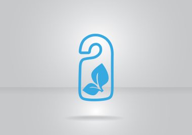 Eko etiket simge asılı