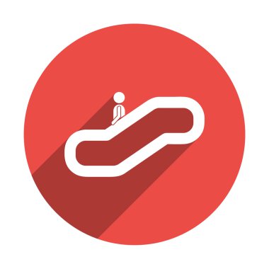 에스컬레이터, 간단한 표시에 남자