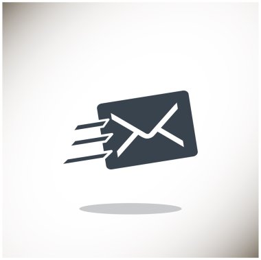 Basit anahat zarf illüstrasyon