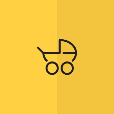 Bebek arabası anahat web simgesi