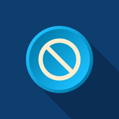 yasak işareti web simgesi