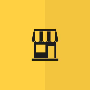 Basit anahat mağaza işareti