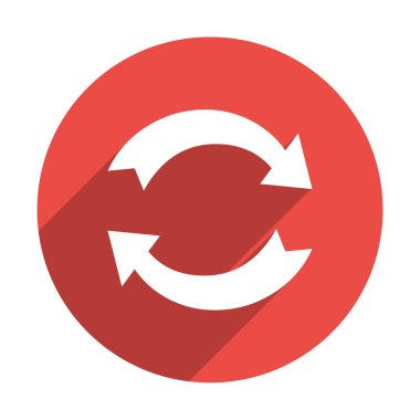 Oklar web simgesi olan daire