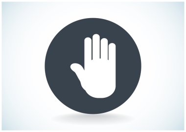 İnsan palm web simgesi