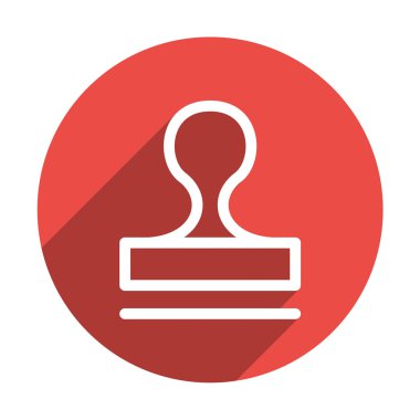 Mühür stamper kavramı simgesi