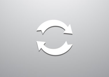 Oklar web simgesi olan daire