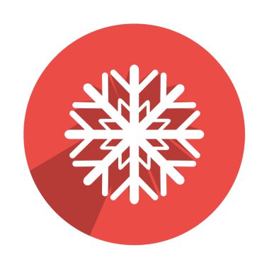 Kar tanesi basit web simgesi