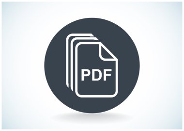 Dosyalar Pdf basit web simgesi