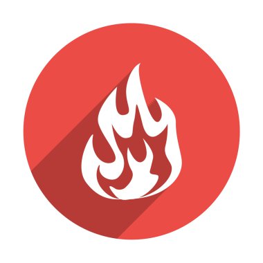 Yangın alevleri web simgesi