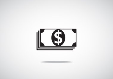 Dolar web simgesi yığını