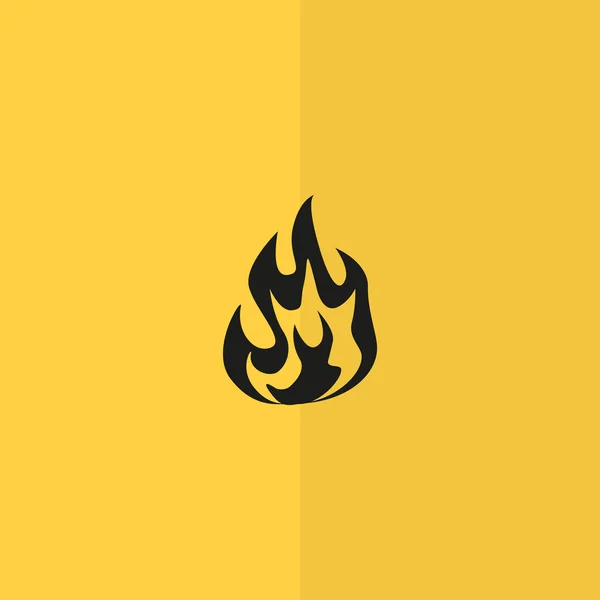 Fuego llamas icono web — Archivo Imágenes Vectoriales