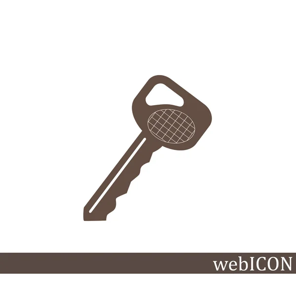 Jednoduchý klíč web ikony — Stockový vektor