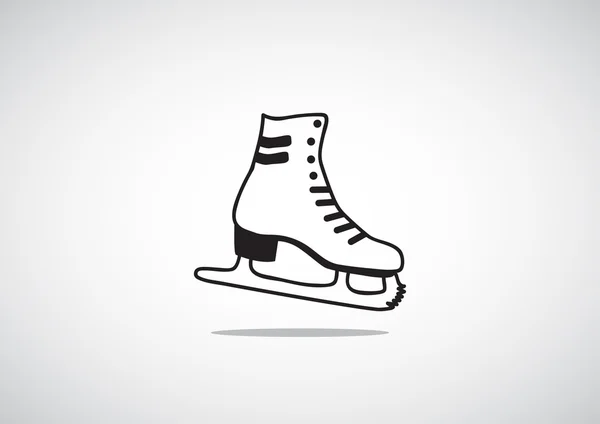 Skate zapato web icono — Vector de stock