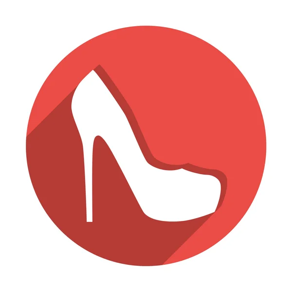 여성 신발 웹 아이콘 — 스톡 벡터