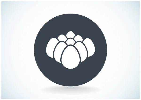 Chicken eggs web icon — Stock Vector