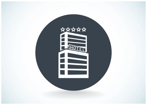 Hotel web icon — Stock Vector
