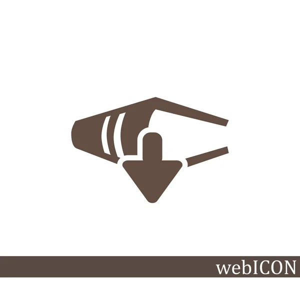 Descargar libro icono web — Vector de stock