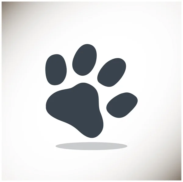 Paw, web icon — Stock Vector