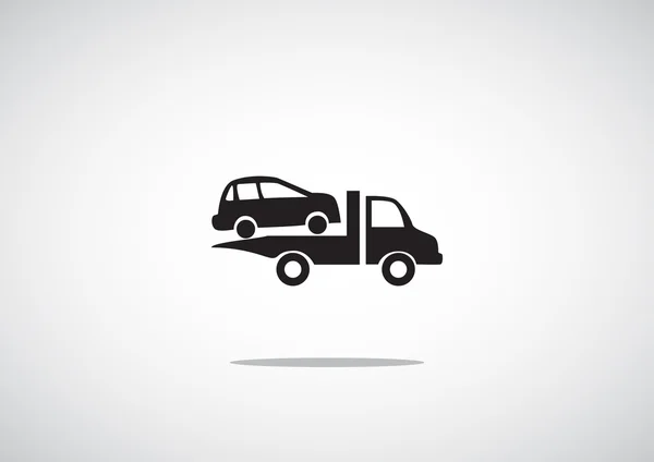 Auto evacuatie web pictogram — Stockvector