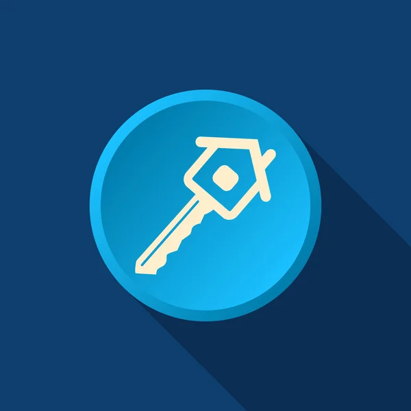 House key web icon — Stock Vector