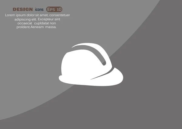 Stavební klobouk, web ikony — Stockový vektor