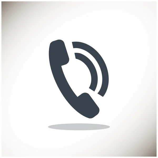 Telefoongesprek web pictogram — Stockvector