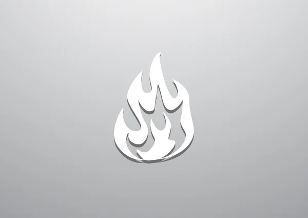 火火焰 web 图标 — 图库矢量图片