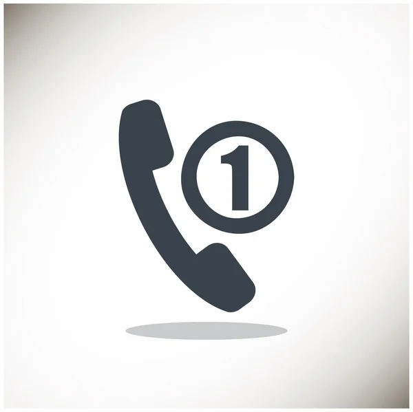 Telefoongesprek web pictogram — Stockvector