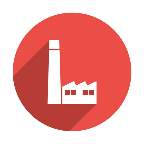 Fabriek, web pictogram — Stockvector
