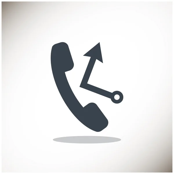 Εικονίδιο web τηλεφώνημα — Διανυσματικό Αρχείο