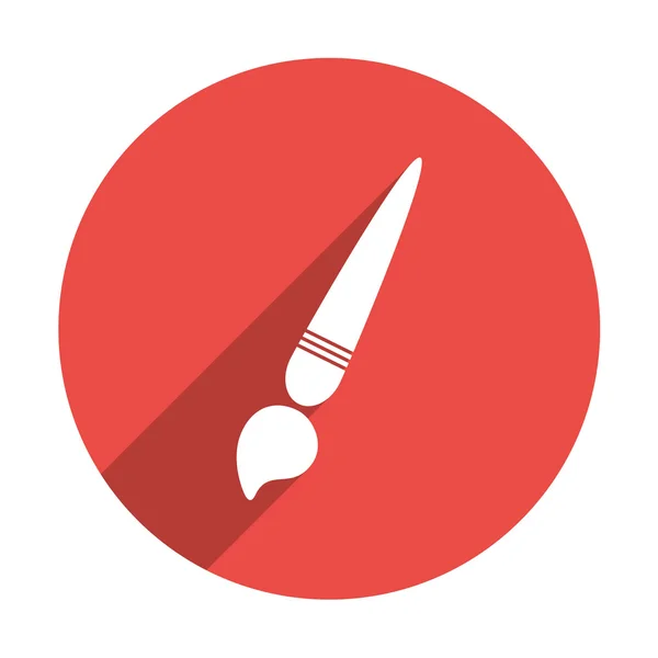 Brush web icon — Stock Vector
